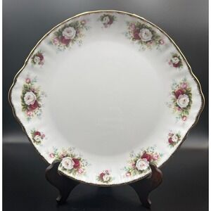 Royal Albert CELEBRATION LARGE Handled Cake Plate- 12 in x 10 in- England